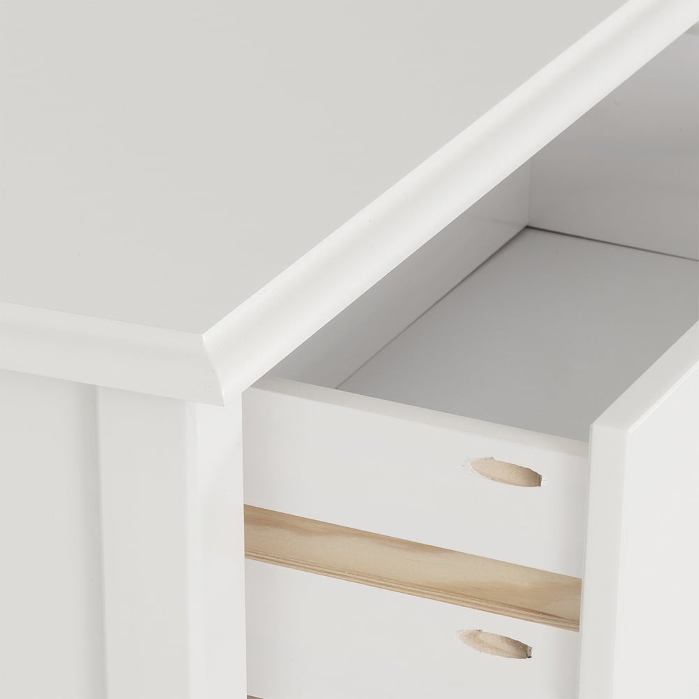 Seconique Stratford 2 Drawer White Console Table Image 7