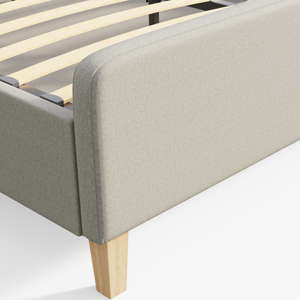 GFW Ashbourne King Size Natural Bed Frame Image 7