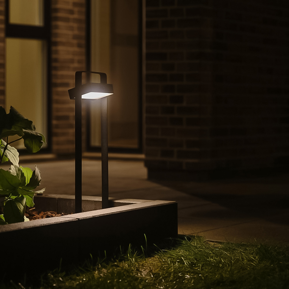 Nordlux Saulio Black Solar Tiltable Head Garden Light with Motion Sensor Image 9