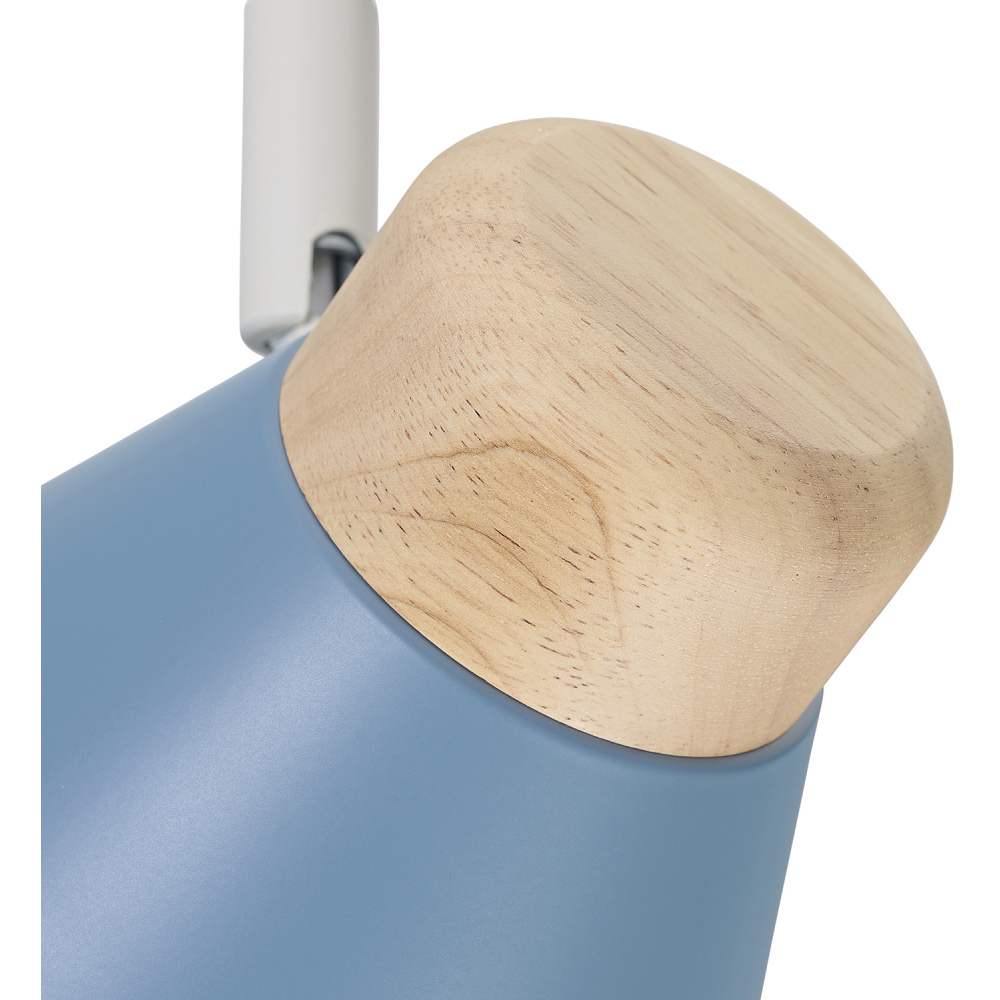 Happy Homewares Grey and Dusk and Duck Egg Blue Modern Scandinavian Style Spot Ceiling Light Image 5