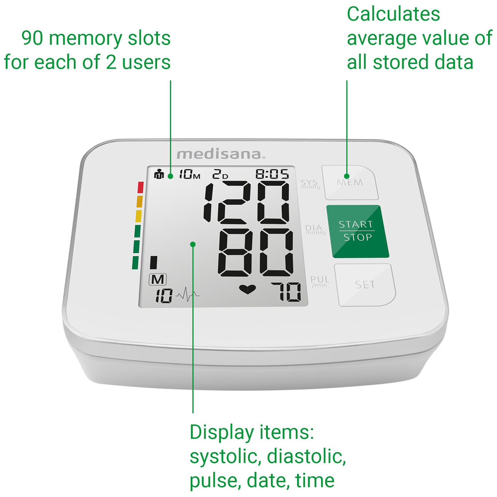Medisana BU 512 Upper Arm Blood Pressure Monitor Image 4