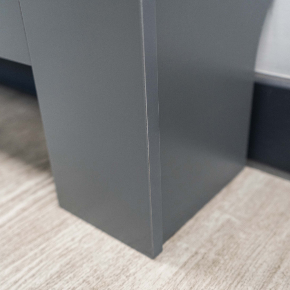 Jack Stonehouse Matt Grey Vertical Line Radiator Cover Medium Image 6