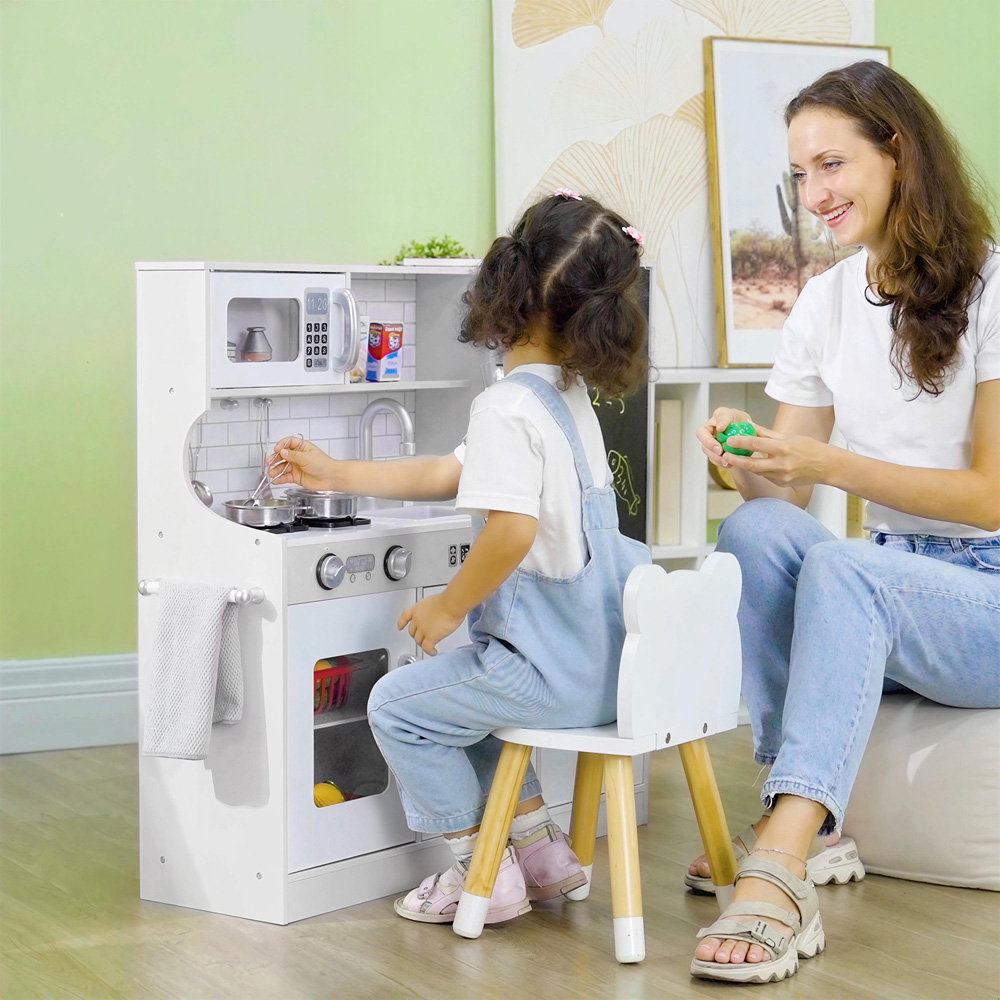 Tommy Toys 5 Piece White Play Kitchen Set Image 2