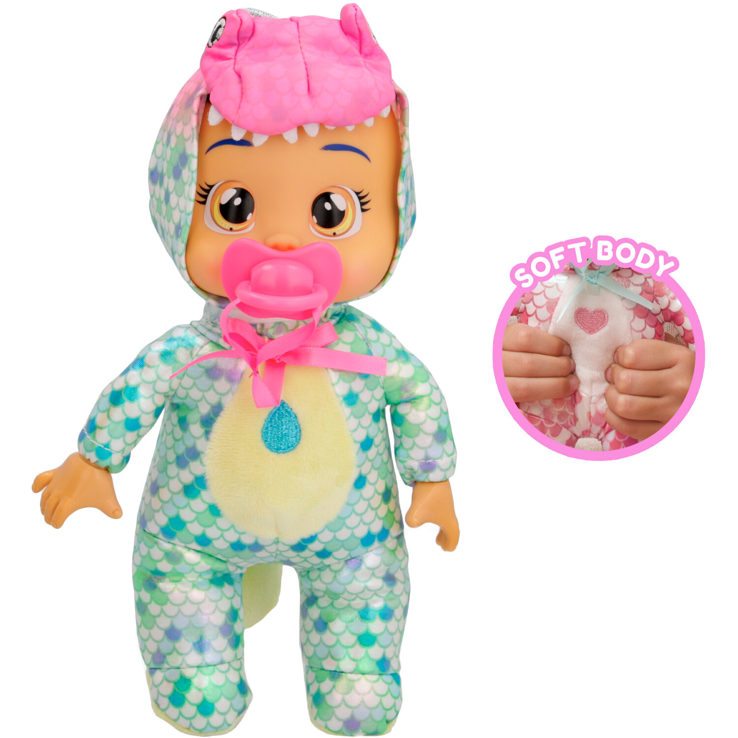Single Cry Babies Tiny Cuddles Dinos Doll in Assorted styles Image 4