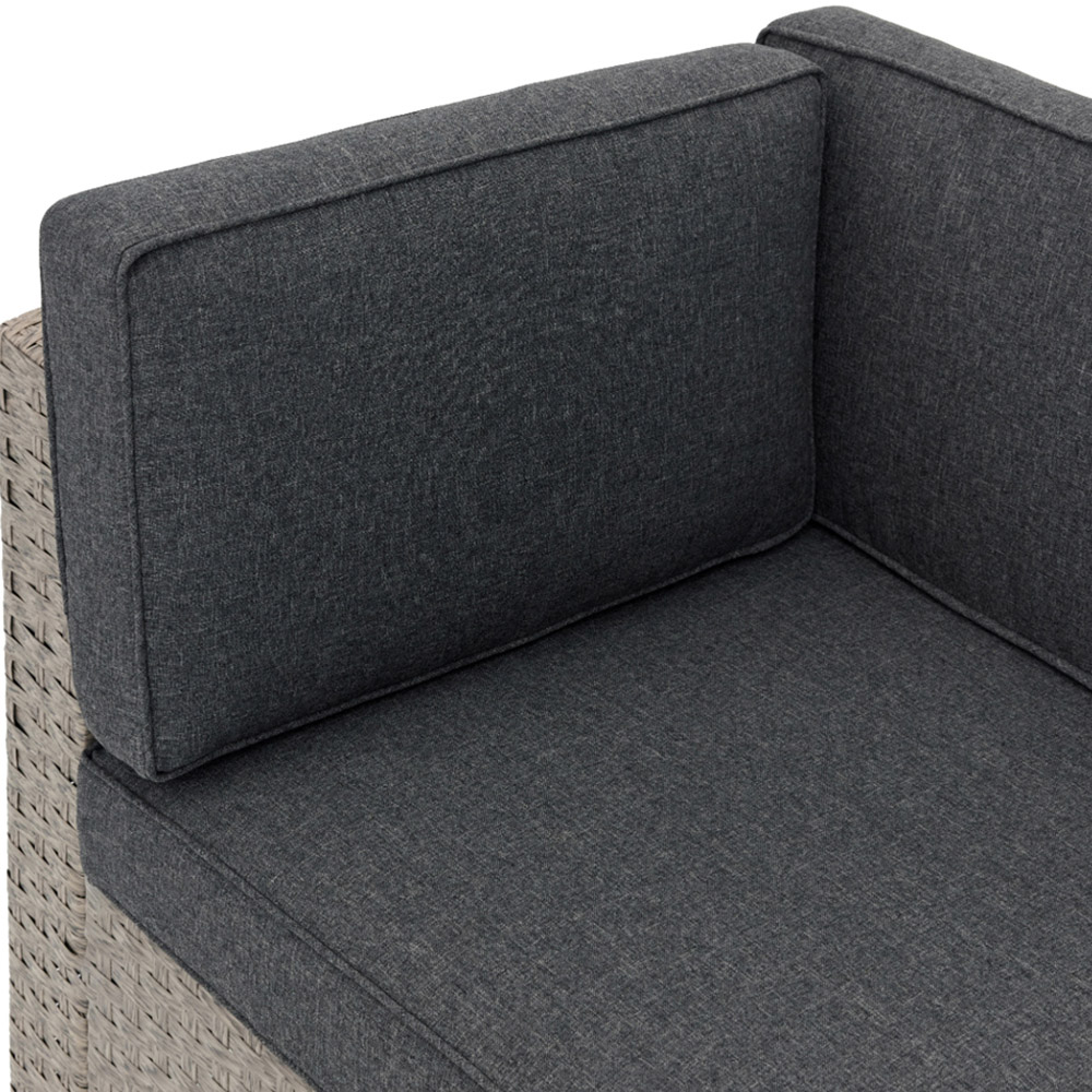 Home Detail Cantina 6 Seater Light Grey Sofa Set with Cover Image 9