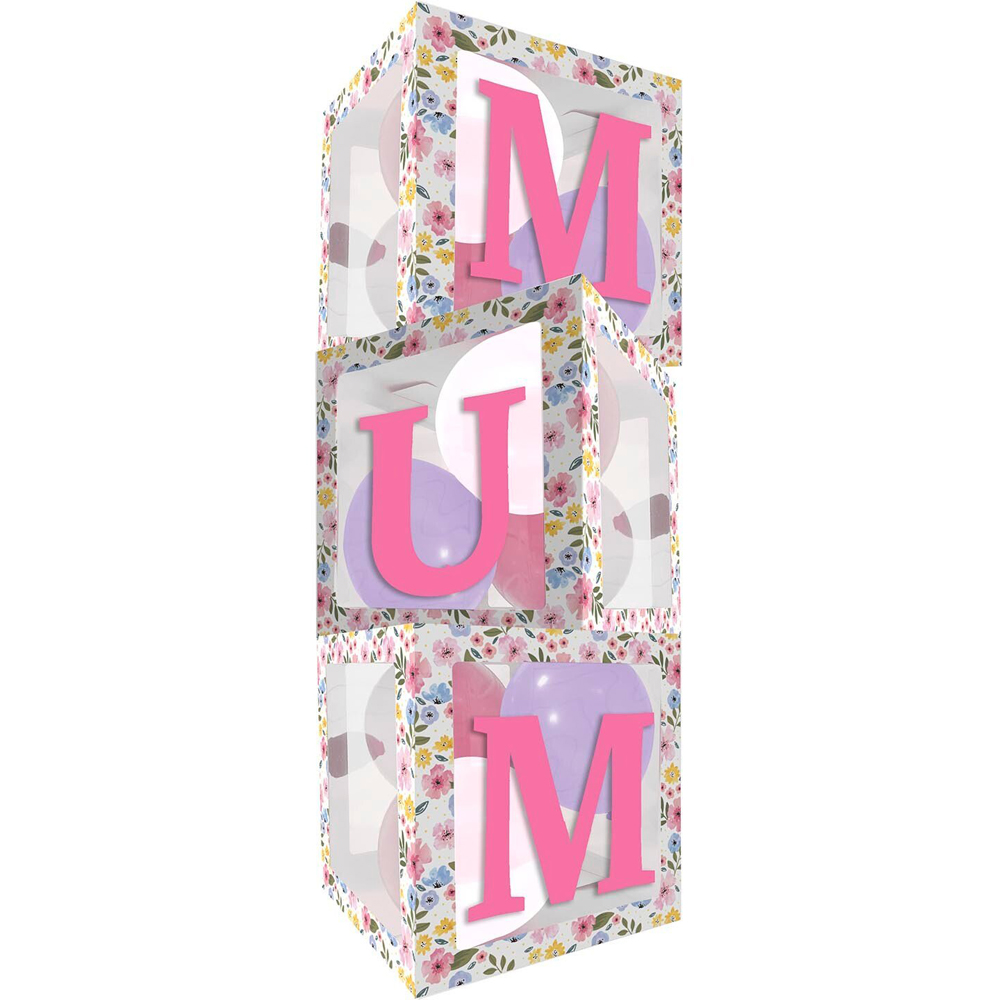 Floral Mum Balloon Boxes Image 1