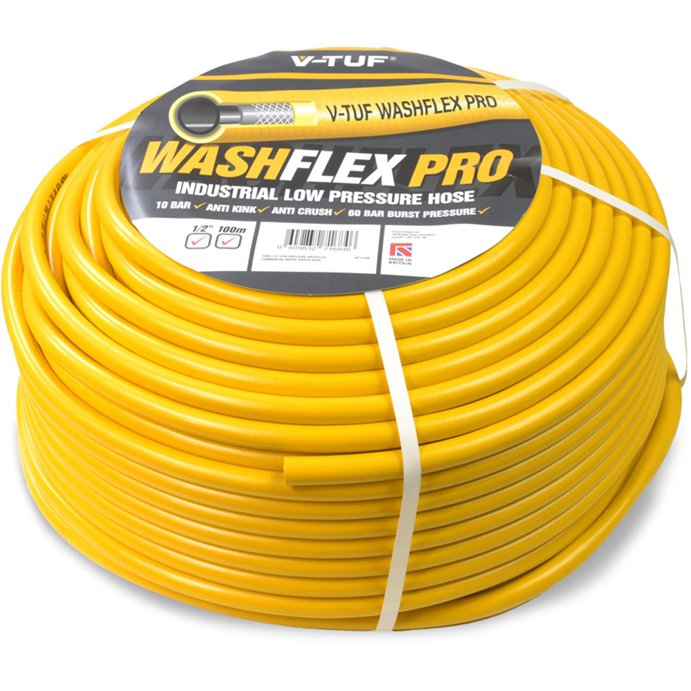 V-TUF Washflex Pro 100m Low Pressure Water Supply Hose Image 2
