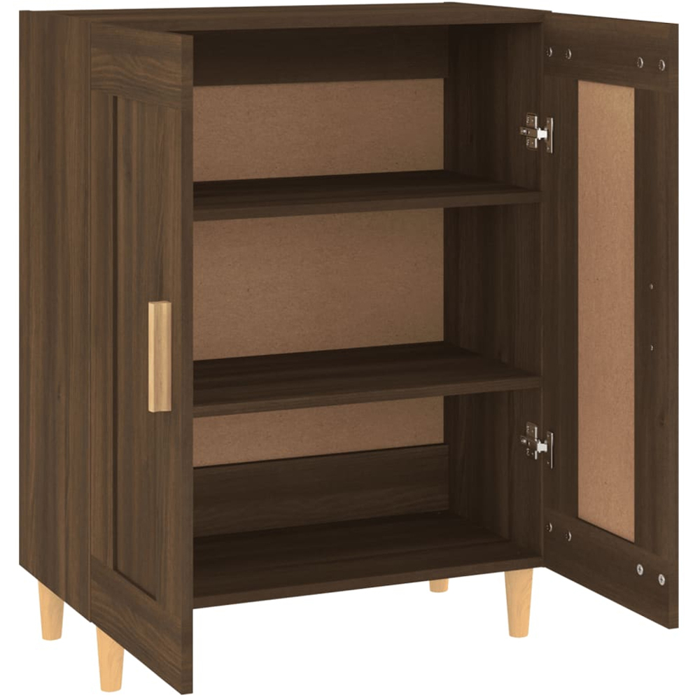 vidaXL 2 Door Brown Oak Sideboard Image 7