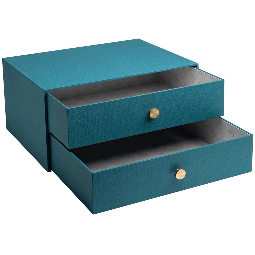 Exacompta OfficeByMe 2 Drawer Duck Blue Filing Module Image 3