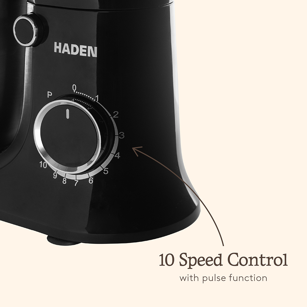 Haden 215390 Black 10 Speed 5L Digital Stand Mixer Image 6