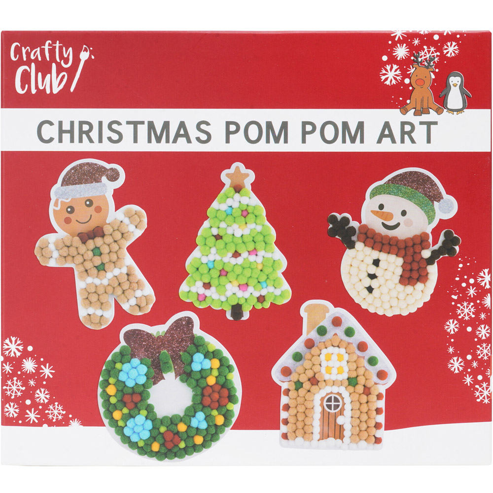 Christmas Pom Pom Art Kit Image 1
