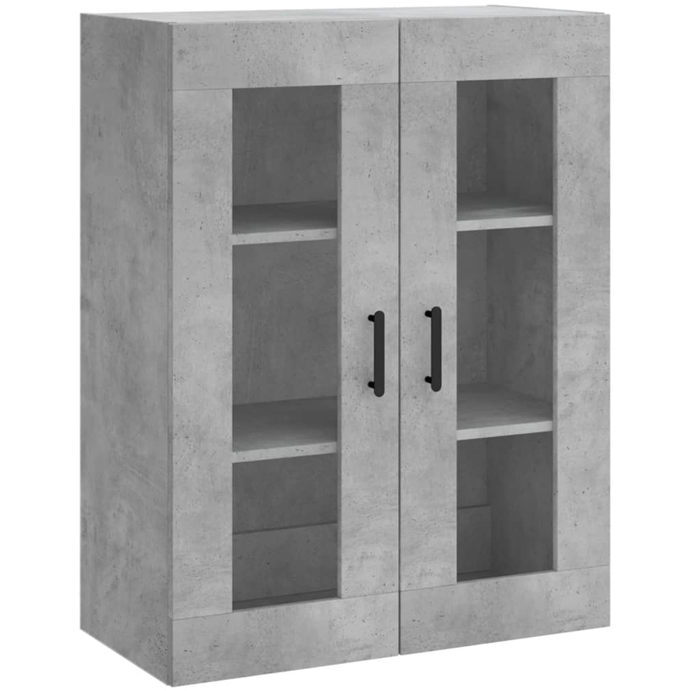 vidaXL 4 Door Concrete Grey Highboard Image 5