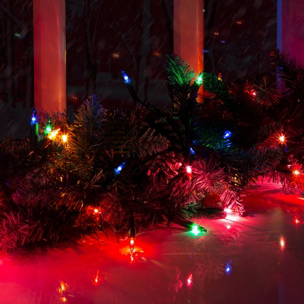 The Christmas Workshop 200 Multicolour Shadeless Fairy Light Image 1
