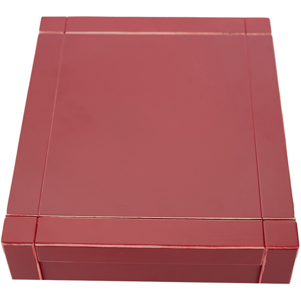 Sino Single Drawer Red Bedside Table Image 6