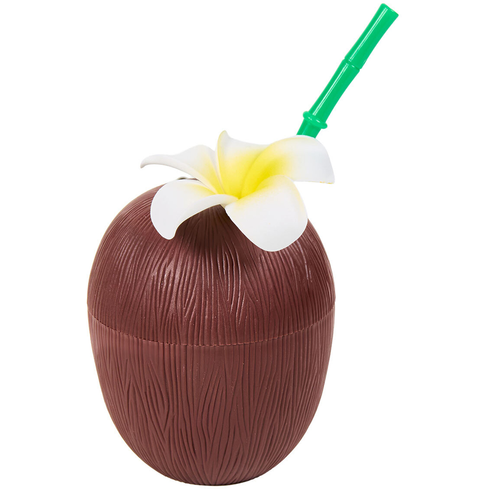 Summer Living Coconut Cup with Straw Image 4