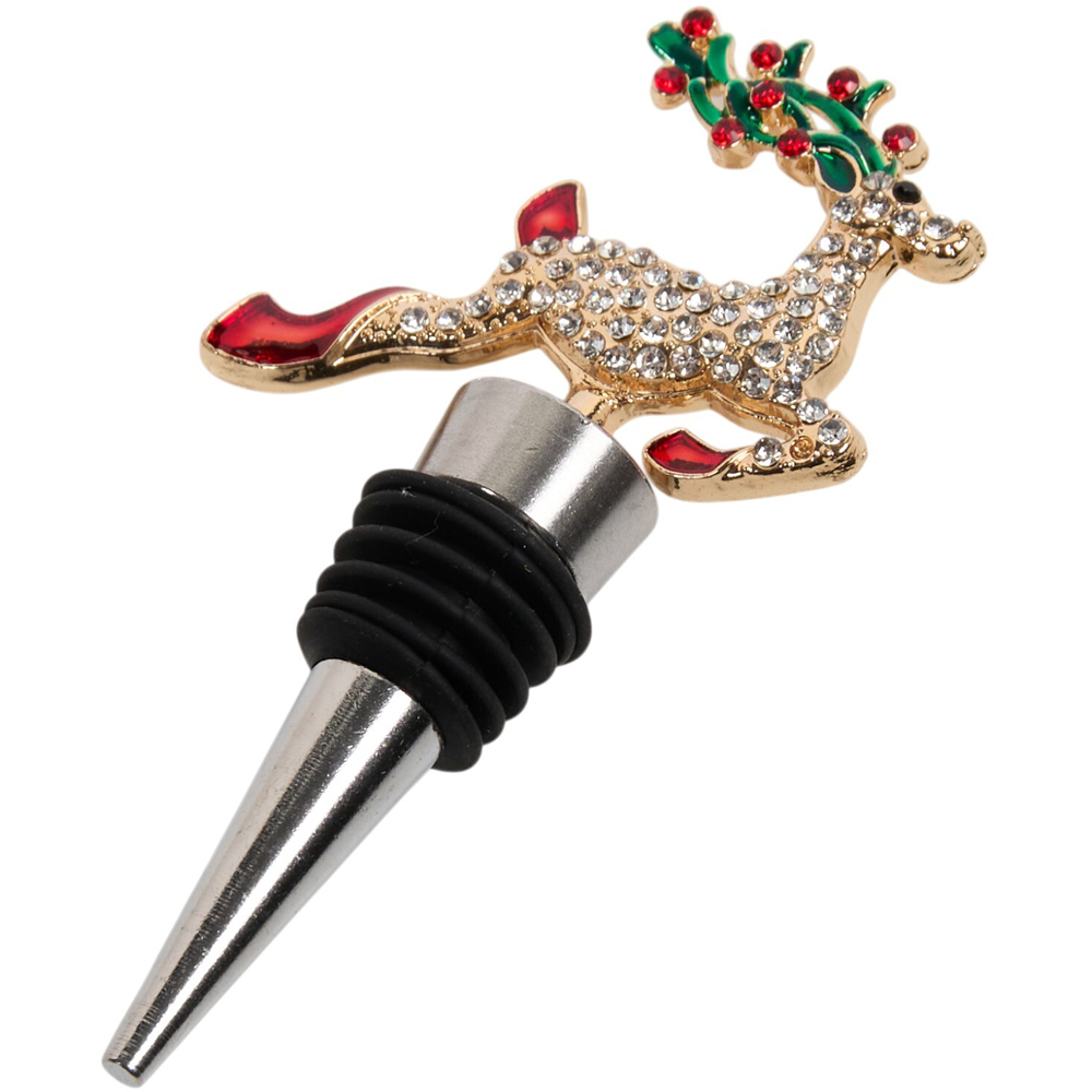 Christmas Themed Wine Stopper Image 4