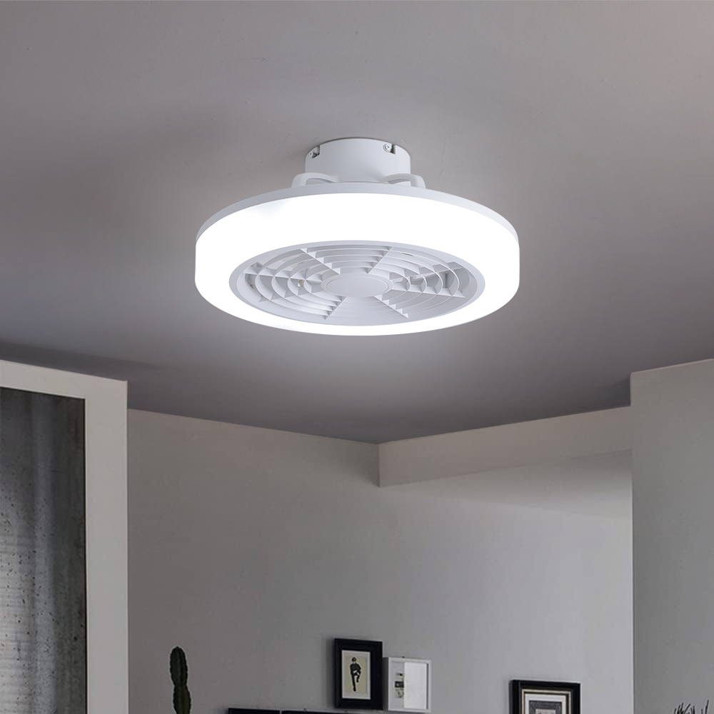 Living and Home White LED Ceiling Fan Light with Remote and App Control 49.5cm Image 7
