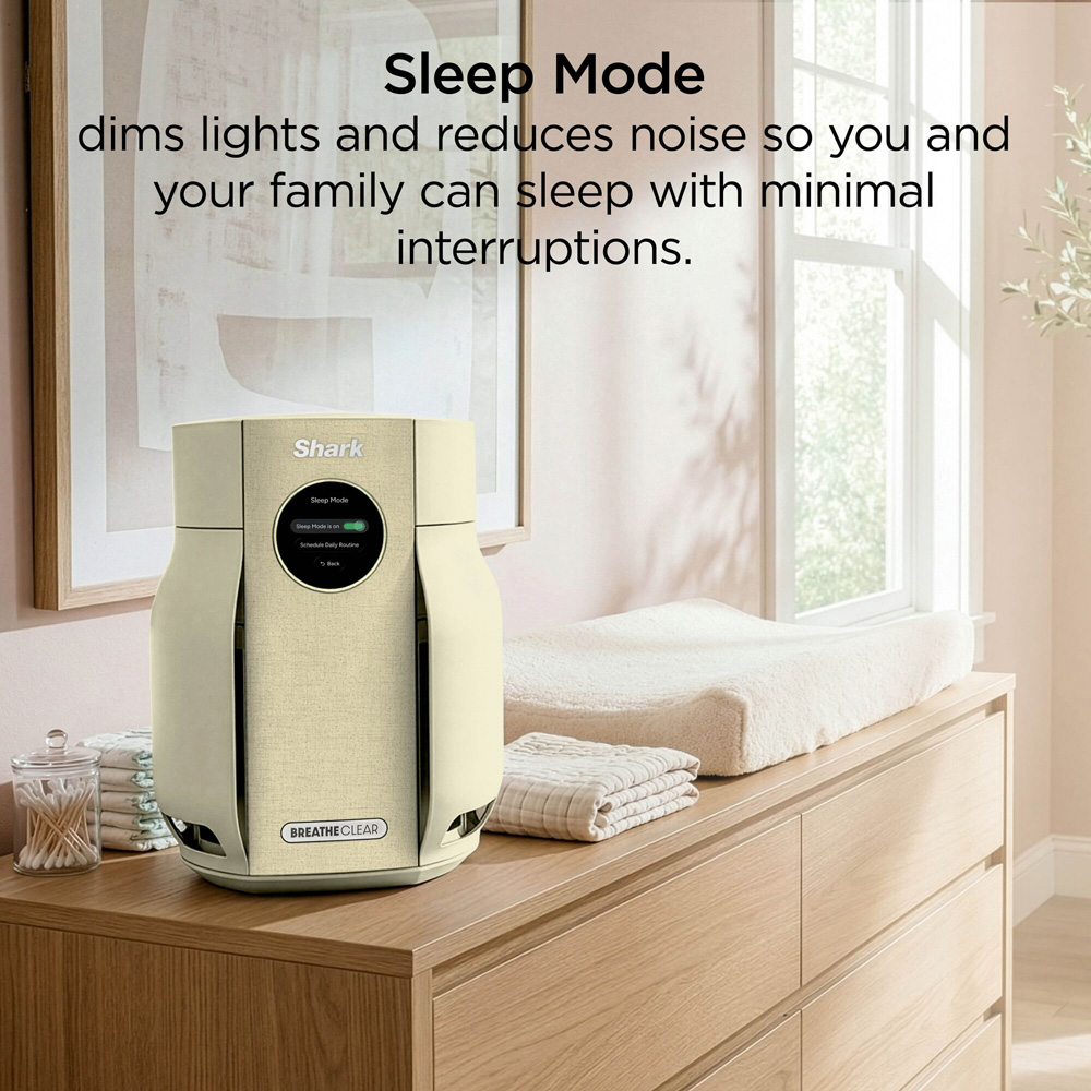 Shark BreatheClear HP062UKYL Butter Compact Air Purifier with NeverChange6 20W Image 6