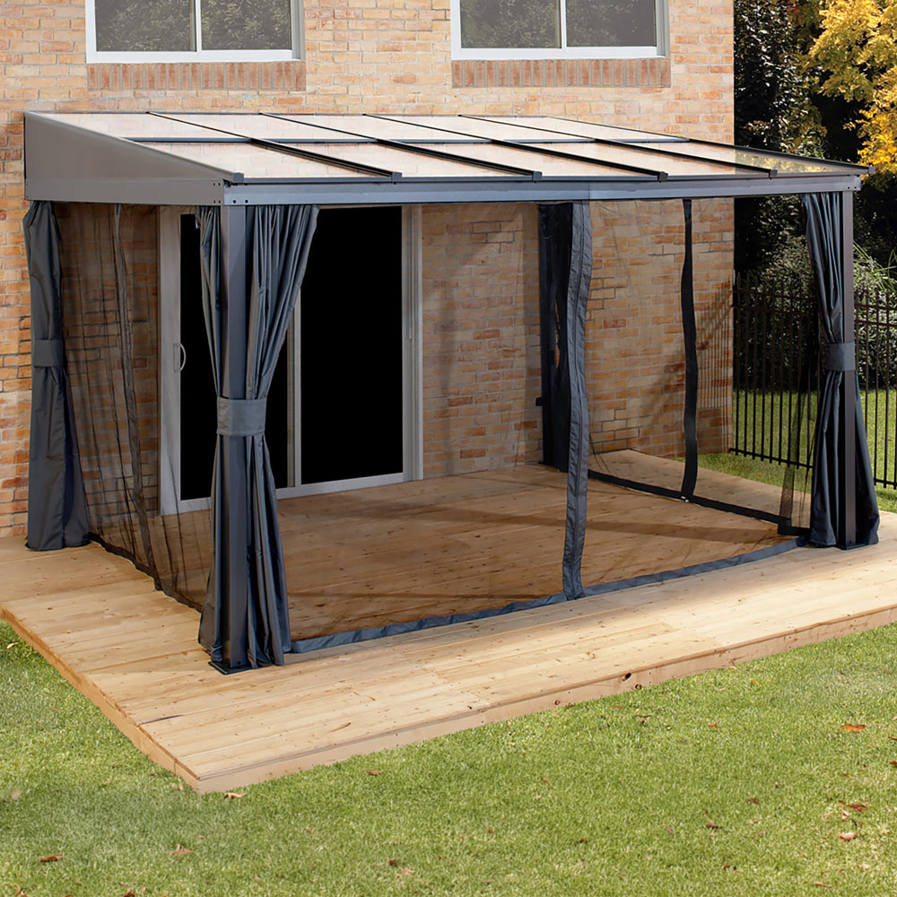 Sojag Pompano 3 x 3.7m Grey Patio Cover Image 5