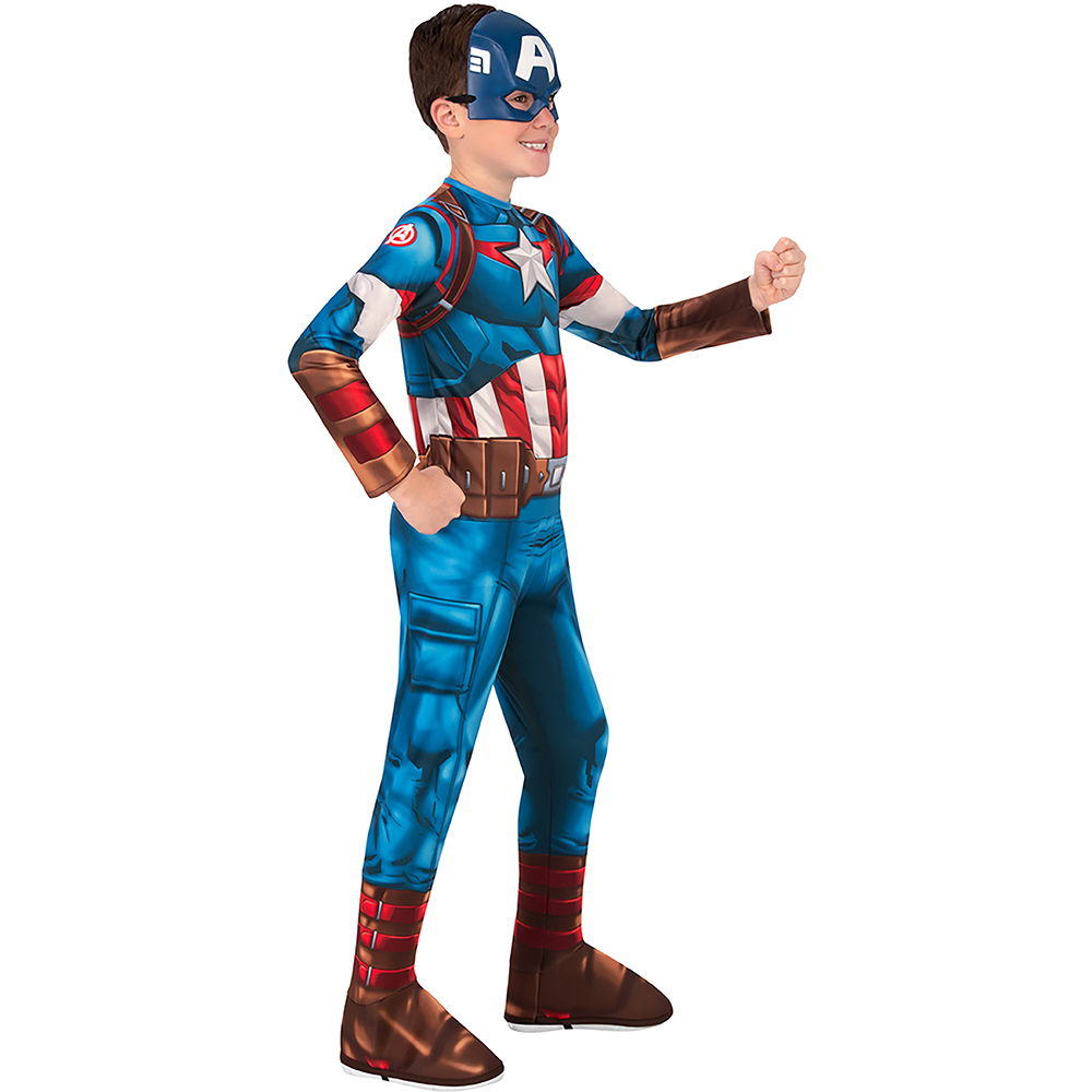 Marvel Avengers Core Kids Captain America Costume 3-4 Years Image 3