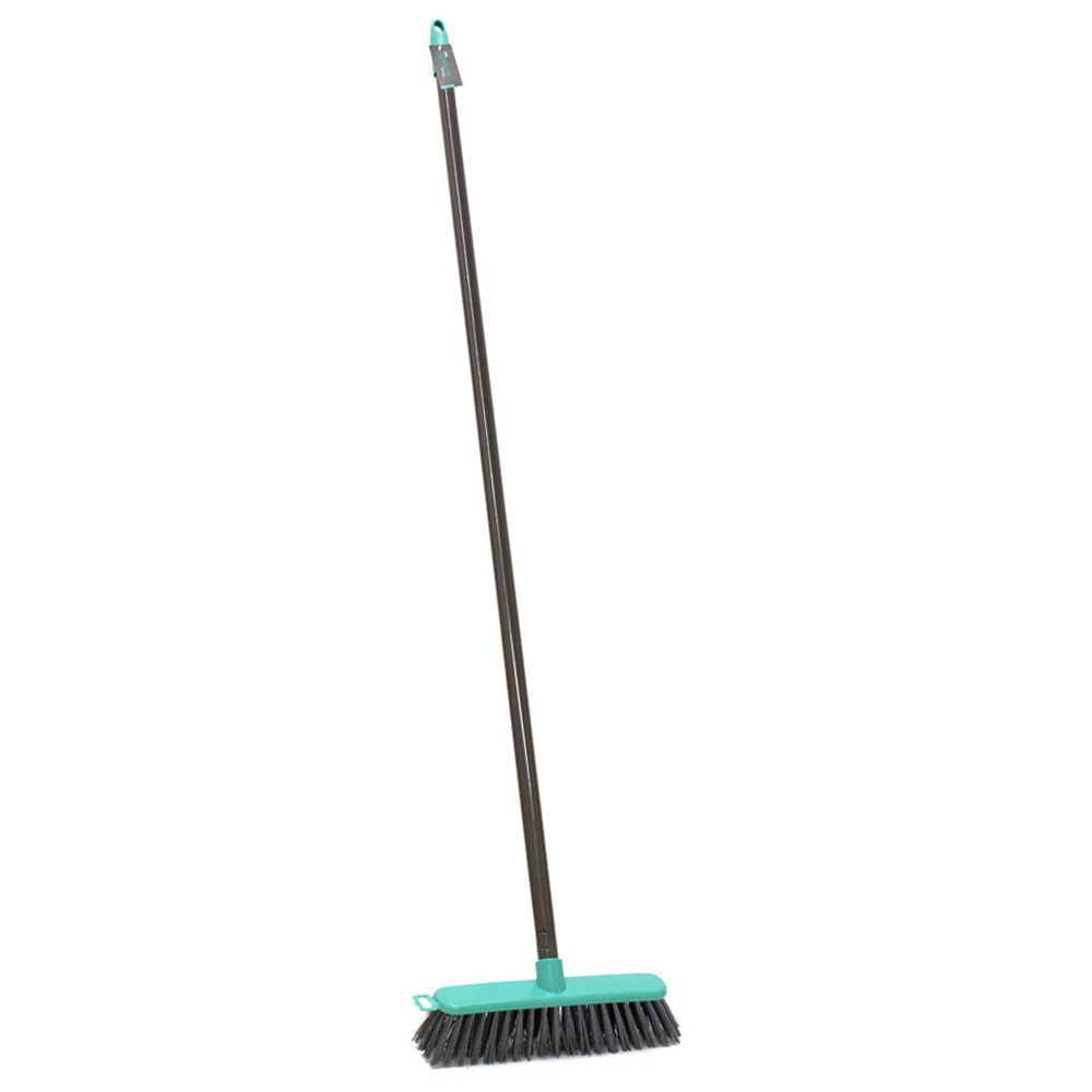 JVL Grey Hard Bristles Angled Sweeping Brush Image 2