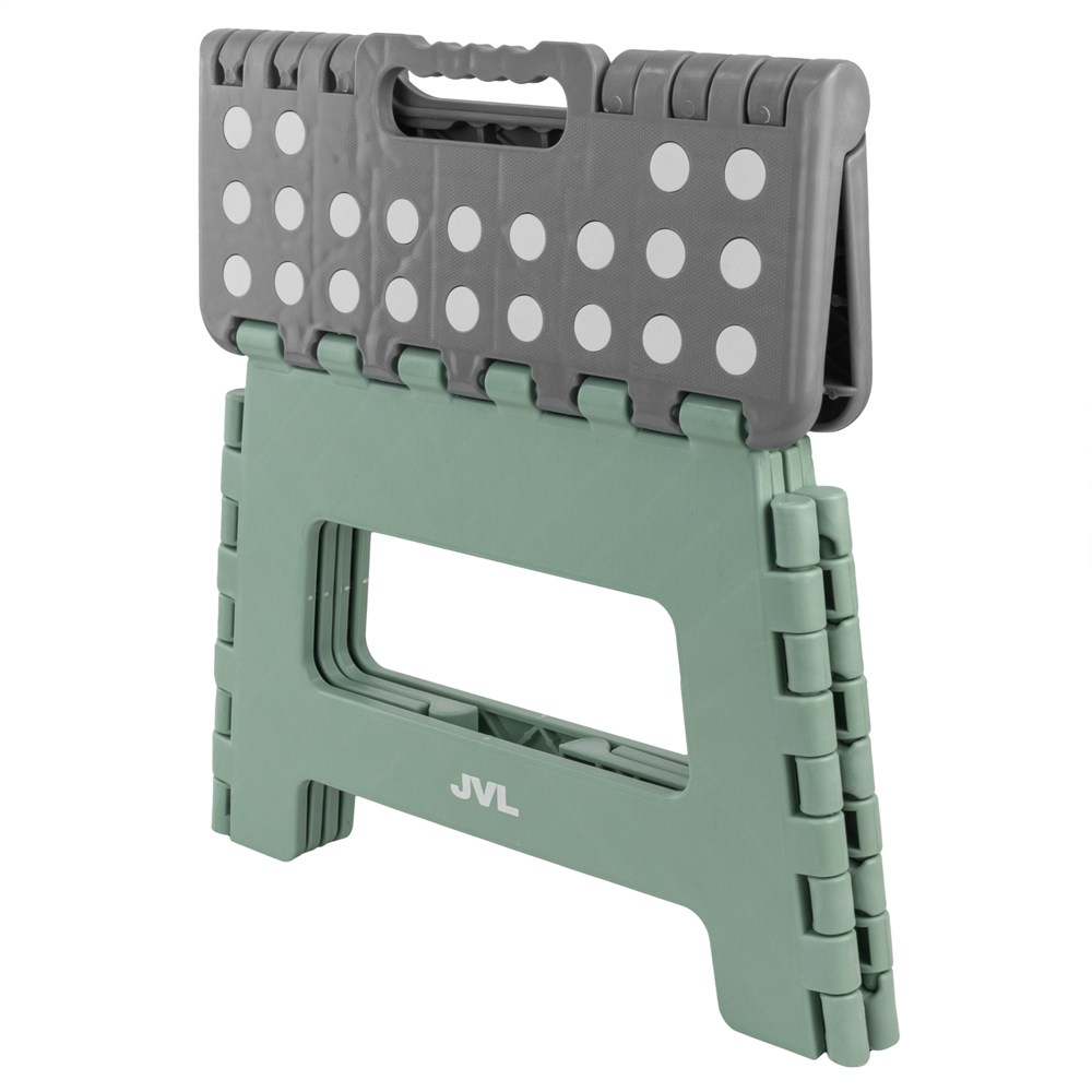 JVL Cleaning Small Green Folding Step Stool Image 4