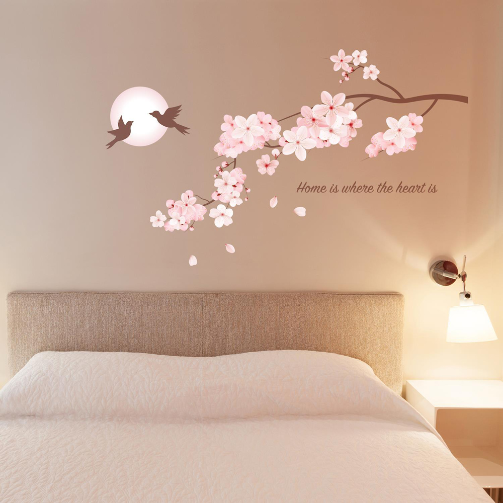 Walplus Sakura Night Kids Bedroom Wall Stickers Image 1