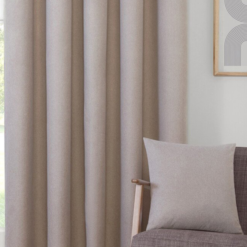 Linden Washable Blackout CurtainStone137cm168cm Image 5