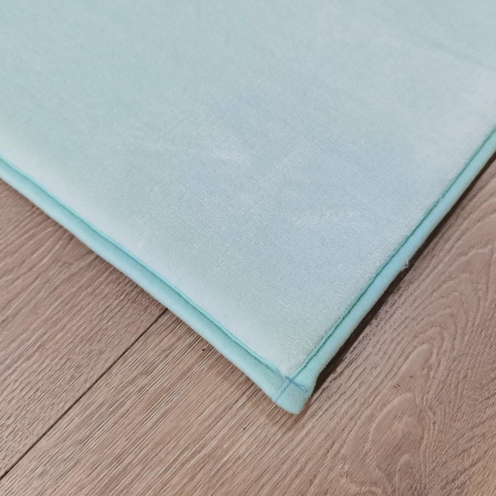 Peppermint Cosy Flannel Rug - Peppermint Image 3