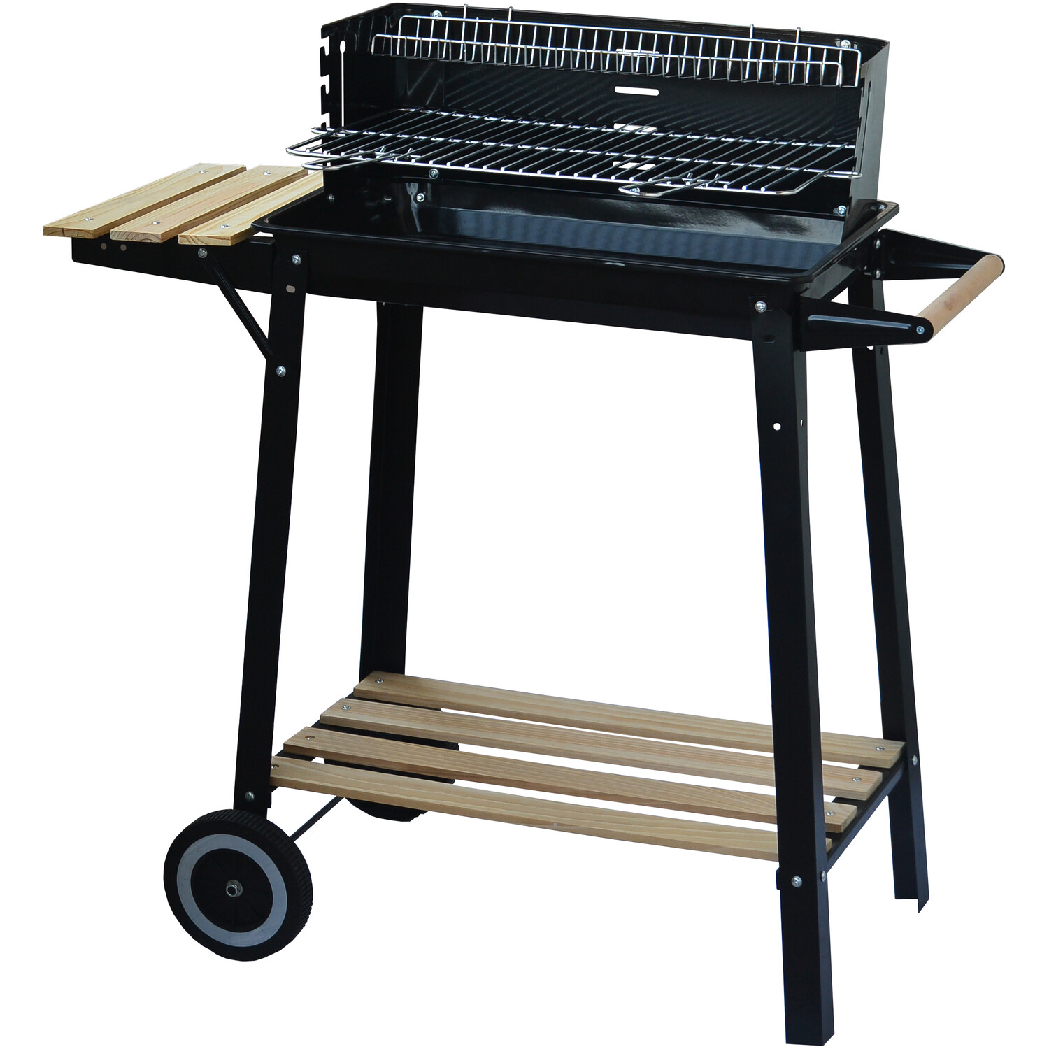 Cancun Rectangular BBQ Grill - Black Image 1