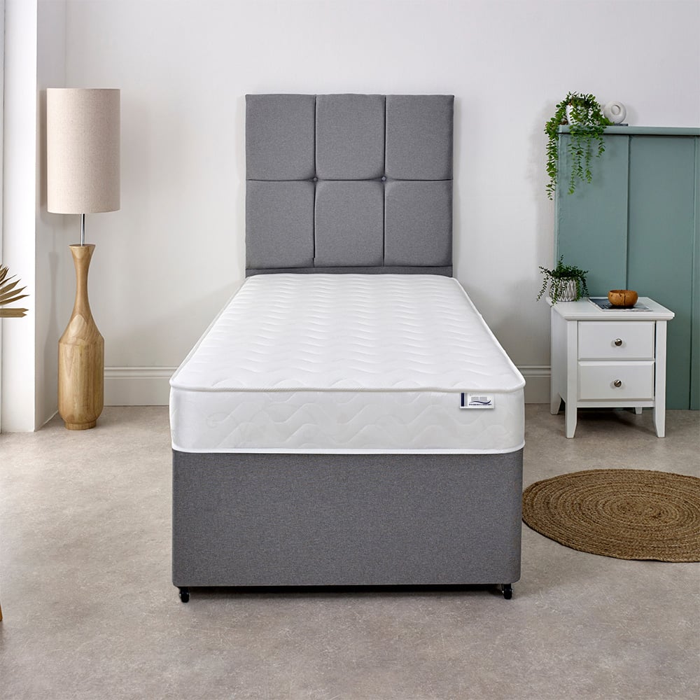 Extreme Comfort Cooltouch Colours Single White Memory Foam and Spring Mattress Image 4