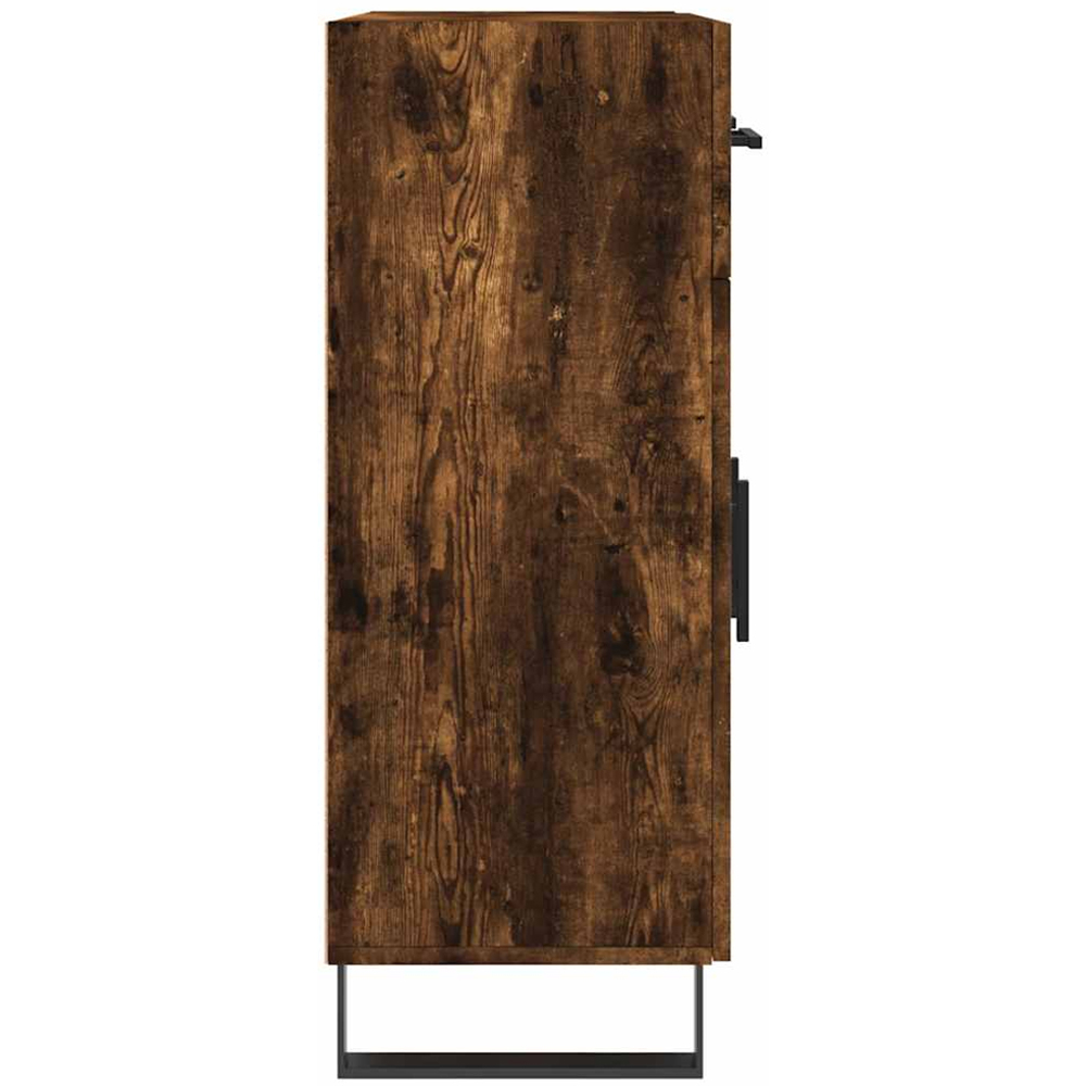 vidaXL 2 Door 2 Drawer Smoked Oak Sideboard Image 7