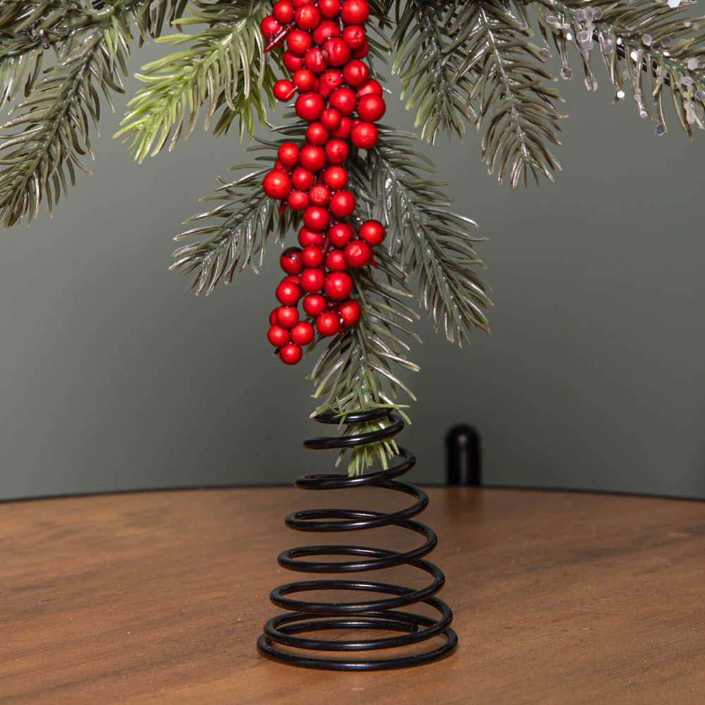 Samuel Alexander Red Berries Pinecones Foliage Christmas Tree Topper 33cm Image 7