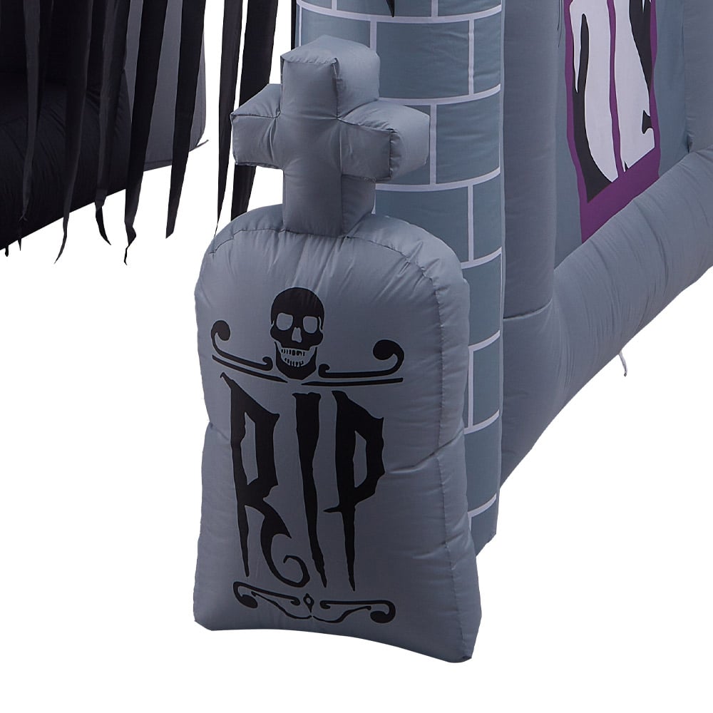 Living and Home Halloween Inflatable LED Haunted House Castle 11ft Image 6