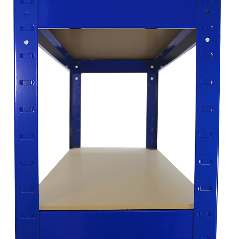 Monster Racking T-Rax Heavy Duty Blue Shelving Units 75cm 4 Pack Image 4
