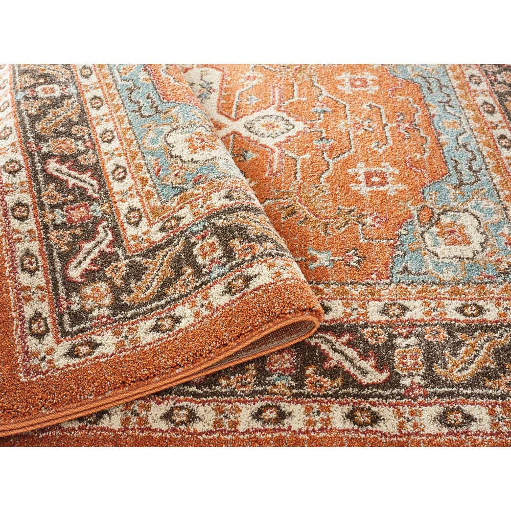 Portland HMC 5570 Terracotta Cashmere Rug 80 x 150cm Image 3