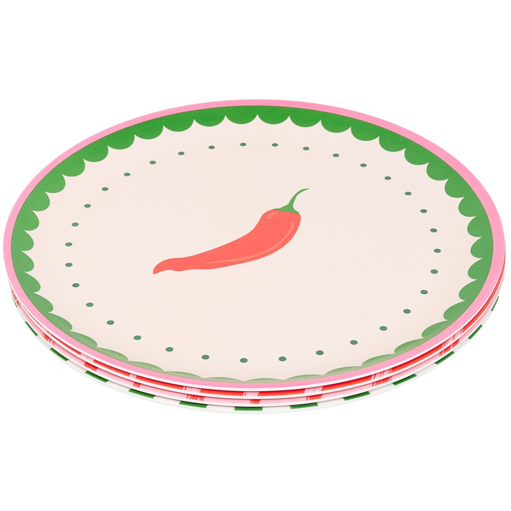 Pack of 4 Zest and Zing Dinner Plates Image 6