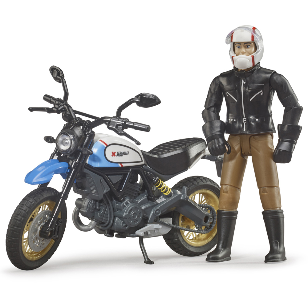 Bruder Ducati Scrambler Desert Sled with Driver Figure Image 4