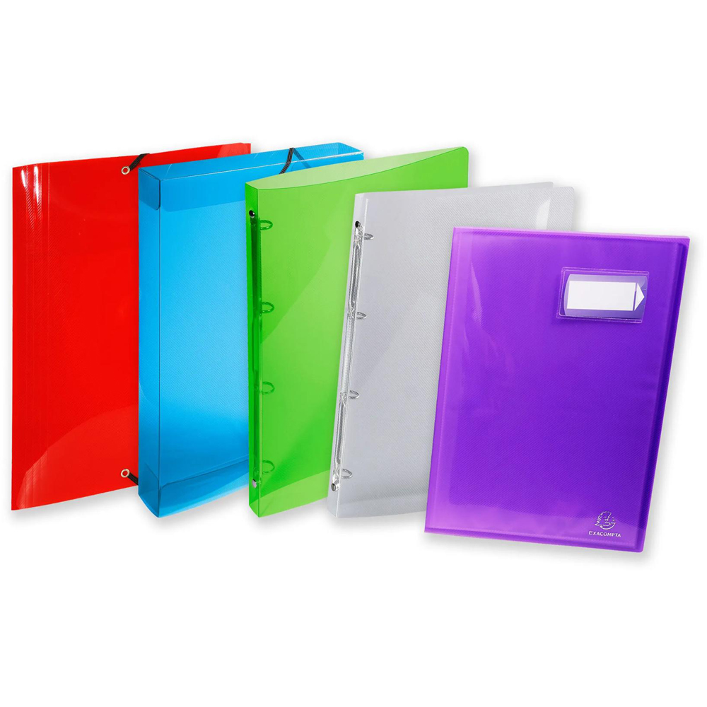 Exacompta Crystal A4+ 4R Ring Binder 3cm 20 Pack Image 4