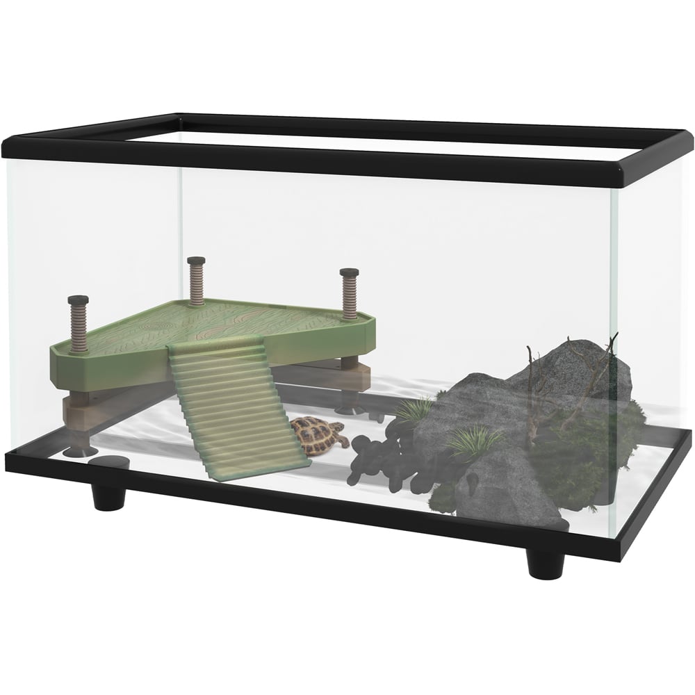 PawHut Turtle Tank 28L Image 1