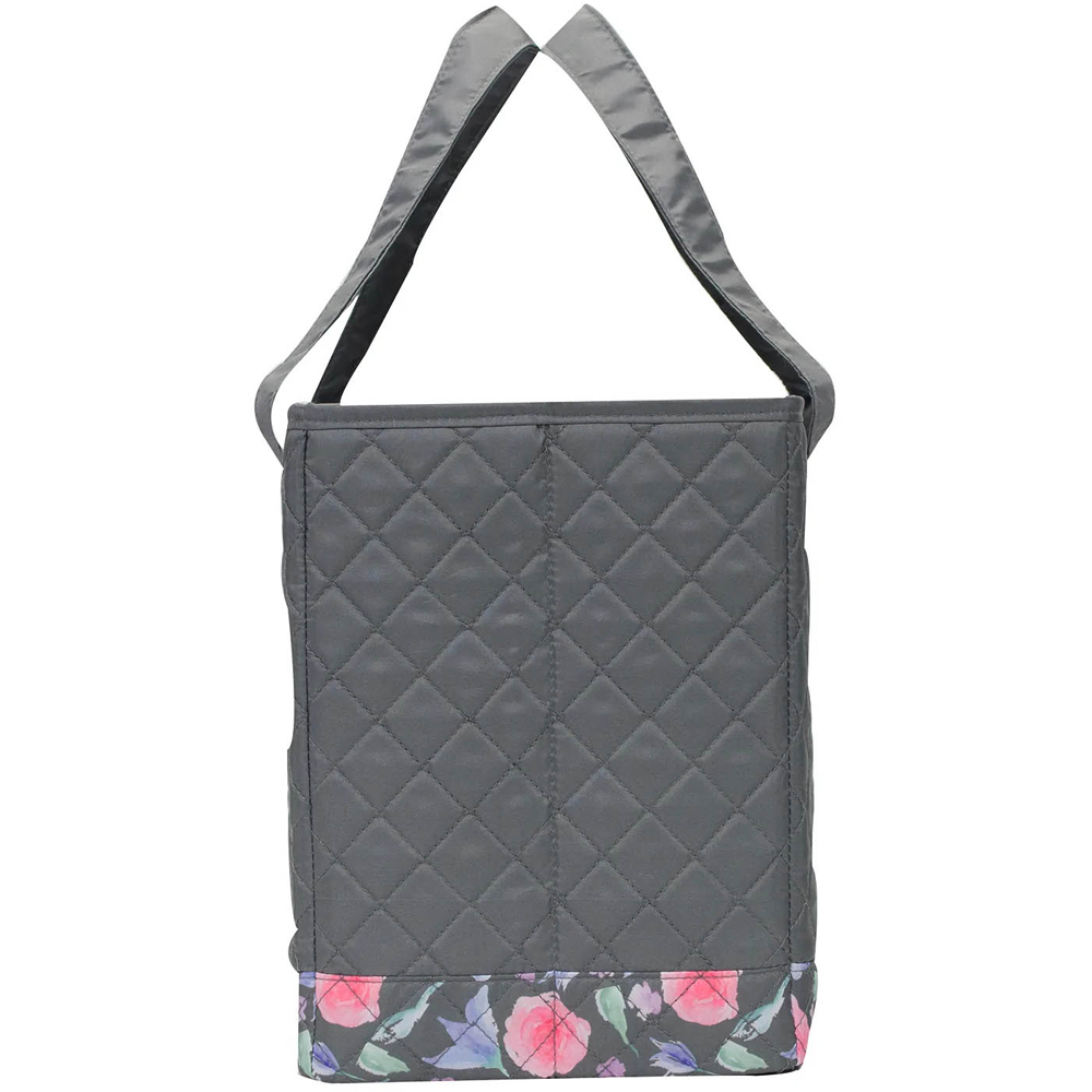 Everything Mary EVM10143-9 Grey and Pink Floral Sewing Machine Carry Tote 43 x 20 x 28cm Image 2