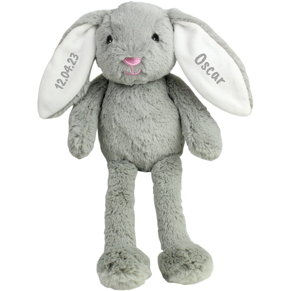 Personalised Memento Personalised Bunny Rabbit Soft Toy Image 1