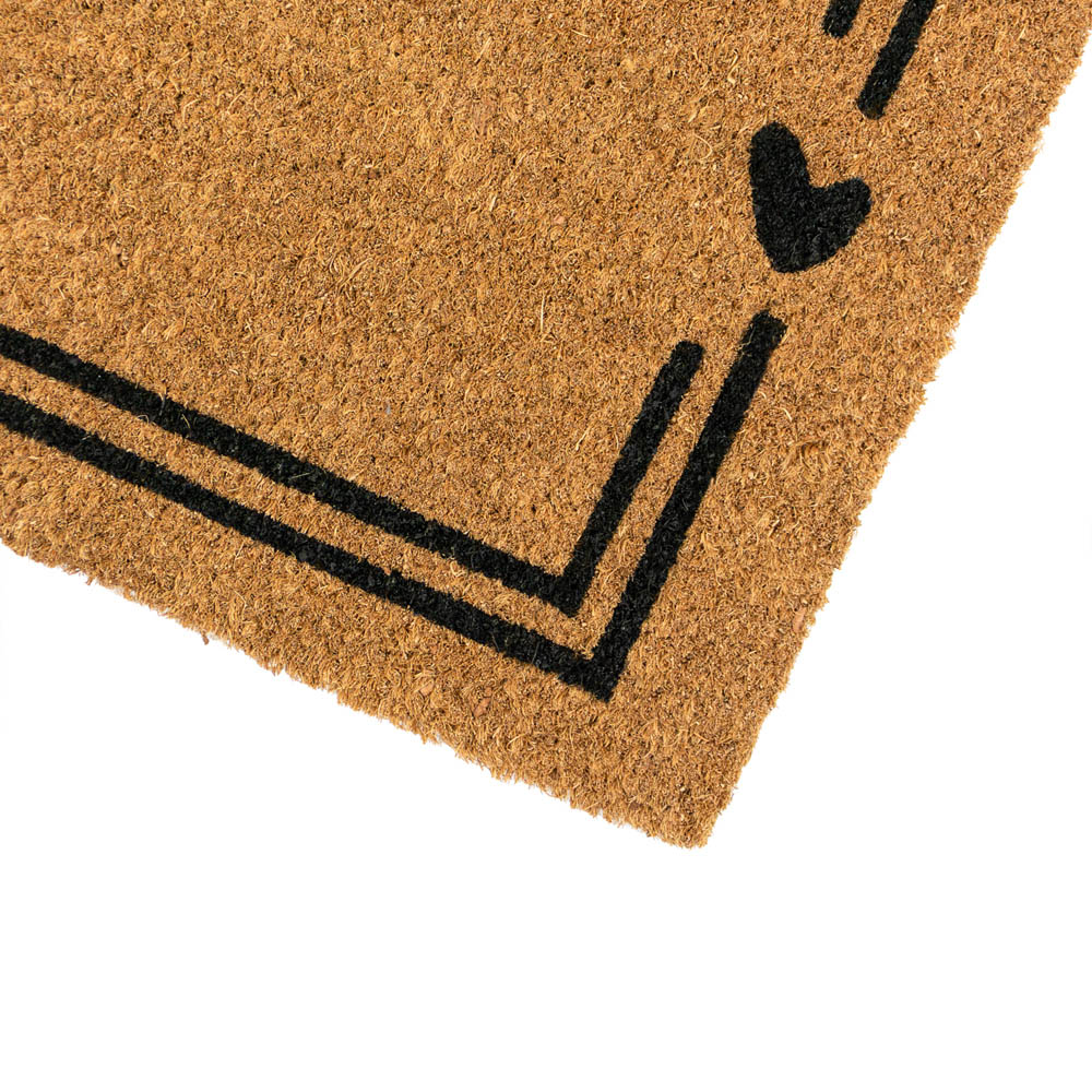 JVL Home Hearts Coir Latex Backed Door Runner 40 x 120cm Image 4