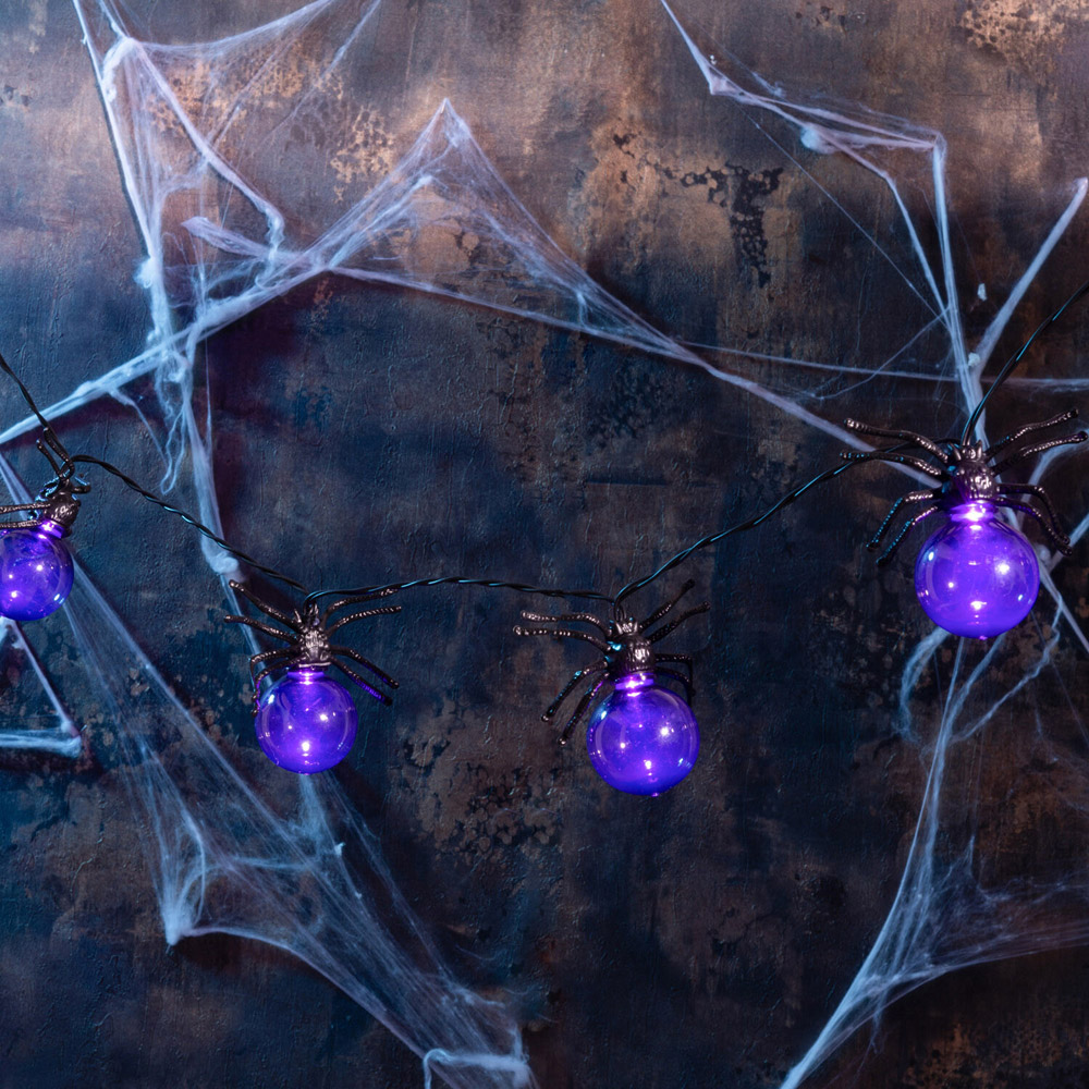 10 LED Spider String Lights | Wilko