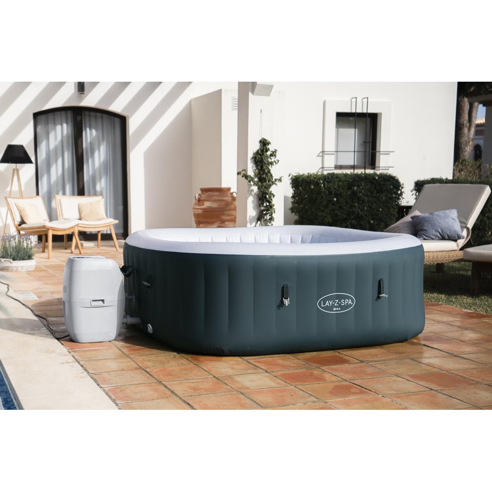 Lay-Z-Spa Ibiza AirJet 6 Person Inflatable Hot Tub 66 x 180cm Image 2