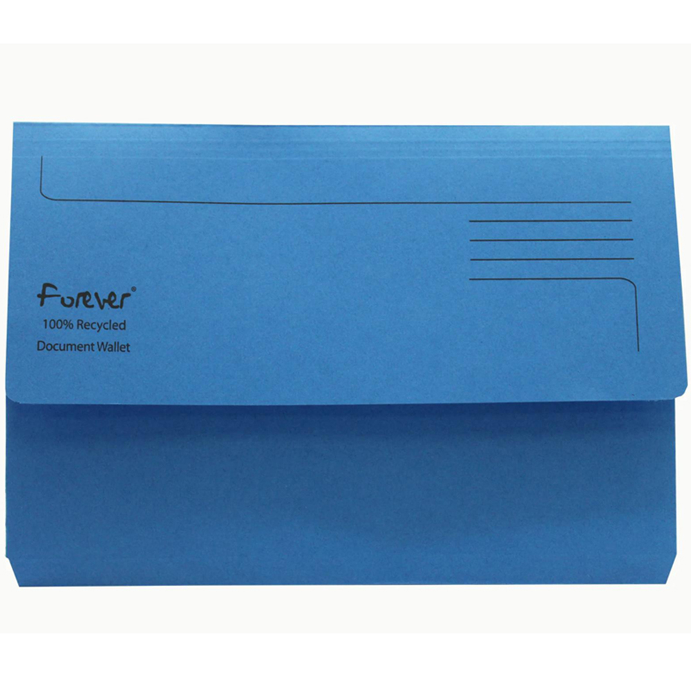Exacompta A4 Multicolour Recycled Document Wallets 25 Pack Image 2