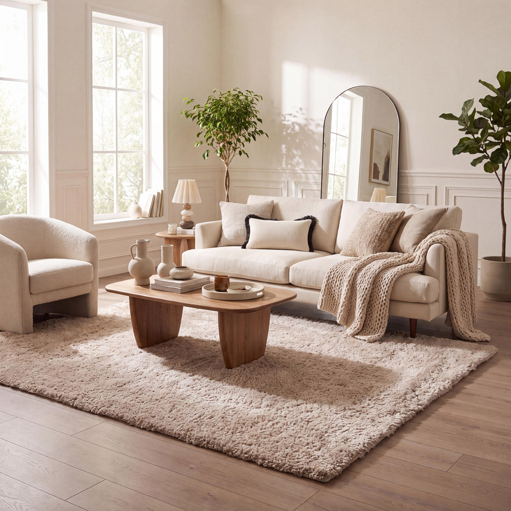 Arthouse Mink Snuggle Soft Touch Rug 120 x 170cm Image 1