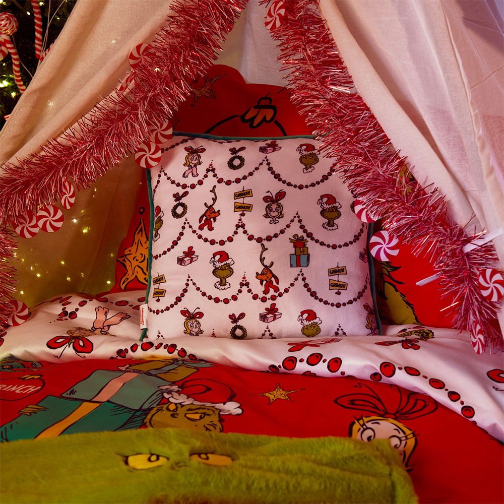 The Grinch Christmas Is Coming Cushion Image 3