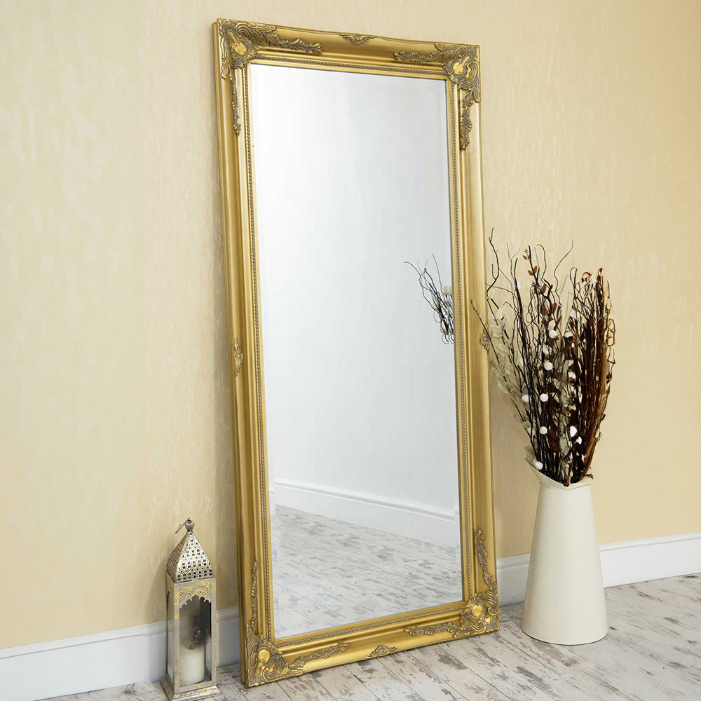 Buxton Gold Leaner Wall Mirror 170 x 79cm Image 2