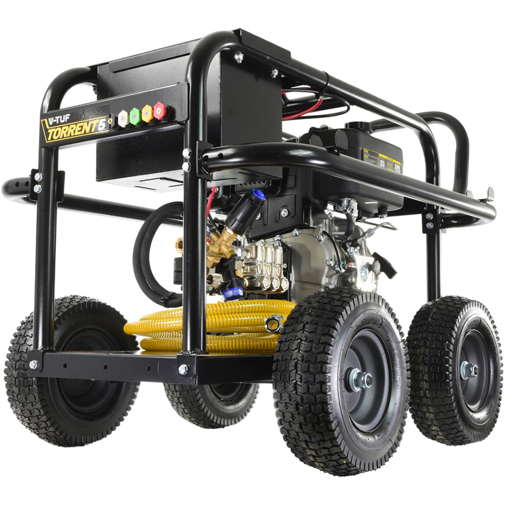V-TUF TORRENT5GB 10HP Industrial Diesel Pressure Washer 200Bar with Gearbox Pump Image 1